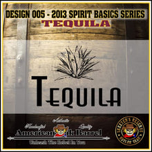 Load image into Gallery viewer, 1 Liter Engraved American Oak Aging Barrel - Design 005: Tequila
