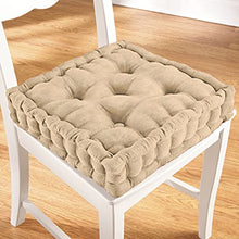 Load image into Gallery viewer, Collections Etc Tufted Padded Boosted Cushion and Support - Plush Seating for Chair with Carrying Handle, Natural
