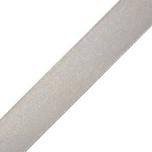Load image into Gallery viewer, 1.5&quot; Sheer Organza Wired-Edge Ribbon 25 Yard Roll (Silver)
