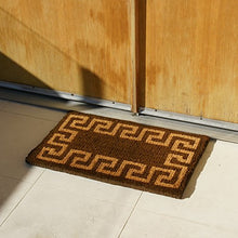 Load image into Gallery viewer, Rubber-Cal &quot;Sparta Outdoor Coir Decorative House Doormat, 18 x 30-Inch

