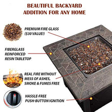 Load image into Gallery viewer, Endless Summer 30&quot; Outdoor Propane Gas Fire Pit Table (Copper Fireglass)
