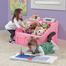 Load image into Gallery viewer, Step2 2-in-1 Toy Box &amp; Art Lid | Plastic Toy &amp; Art Storage Container, Pink
