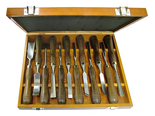 Faithfull WCSET12 12-Piece Woodcarving Set in Case