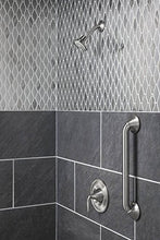 Load image into Gallery viewer, Moen YG2812BN Eva Bathroom Safety 12-Inch Designer Grab Bar, Brushed Nickel
