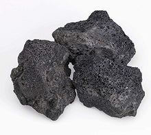 Load image into Gallery viewer, American Fire Glass XXL Black Lava Rock (4&quot; - 6&quot;) 10 lb Bag Black/Extra Large/10 Pounds
