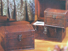 Load image into Gallery viewer, Sherwood Vintage Leather 3 Piece Storage Boxes Set
