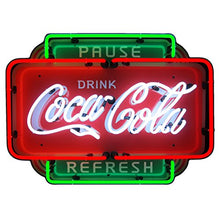 Load image into Gallery viewer, Neonetics 5CCPRF Coca-Cola Pause Refresh Neon Sign
