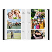 Load image into Gallery viewer, Pioneer Sewn Bonded Leather BookBound Bi-Directional Photo Album, Holds 300 4x6&quot; Photos, 3 Per Page. Color: Black.
