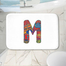 Load image into Gallery viewer, DiaNoche Designs Memory Foam Bath or Kitchen Mats by Dora Ficher - Letter M, Large 36 x 24 in
