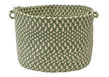 Load image into Gallery viewer, Montego Colonial Mills Utility Basket, 18 by 12-Inch, Lily Pad Green
