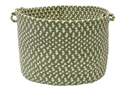 Montego Colonial Mills Utility Basket, 18 by 12-Inch, Lily Pad Green