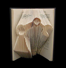Load image into Gallery viewer, DNA - Double Helix - Deoxyribonucleic Acid - Genetics - Folded Book Art Sculpture
