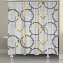 Load image into Gallery viewer, Laural Home &quot;Linked in Shower Curtain, 71&quot; by 74&quot;
