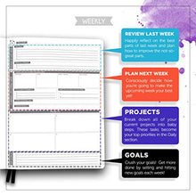 Load image into Gallery viewer, Panda Planner Weekly - Weekly Planner for Productivity &amp; Happiness- 1 Year Planner - 8.5 x 11&quot; - Softcover - Weekly Layout, Calendar, Journal, Daily Gratitude, Personal Organizer: All-In-1! Guaranteed
