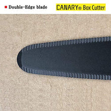 Load image into Gallery viewer, CANARY Corrugated Cardboard Cutter Dan Chan, Safety Box Cutter Knife [Non-Stick Fluorine Coating Blade], Made in JAPAN, Yellow (DC-190F-1) (Bulk 5 pcs)
