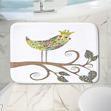 Load image into Gallery viewer, DiaNoche Designs Memory Foam Bath or Kitchen Mats by Valerie Lorimer - Bird Talk, Large 36 x 24 in
