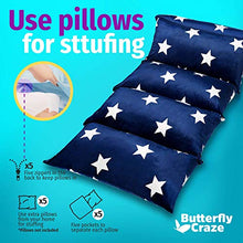 Load image into Gallery viewer, Butterfly Craze Floor Lounger Cover - Perfect for Pillow Recliners &amp; Kid Beds at a Sleepover or Slumber Party (Pillows not Included)

