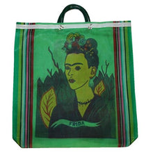 Load image into Gallery viewer, Assorted Frida Tote Market Bag Recycled 18 SQ inch Mexico Folk Art Recycled Plastic Bottles Fiber Printed
