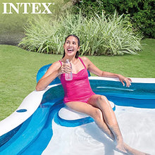 Load image into Gallery viewer, Intex 12-56475NP Swim Center Family Lounge Inflatable Pool, 90&quot; X 90&quot; X 26&quot;, for Ages 3+
