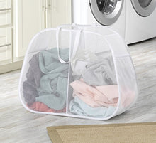 Load image into Gallery viewer, Whitmor Pop &amp; Fold Double Laundry Hamper
