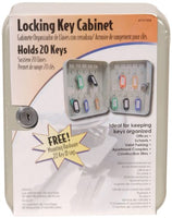 The Hillman Group 711334 Locking Key Cabinet with a Twenty Key Capacity