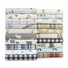 Load image into Gallery viewer, Eddie Bauer School of Fish Flannel Sheet Set, King
