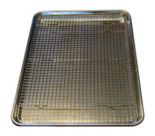 Load image into Gallery viewer, Hamilton Housewares Stainless Steel Cooling Rack - Heavy Duty and Oven Safe, Good for Cooling, Baking and Roasting - Fits Half Sheet Pans - Perfect for Cookies, Cakes &amp; More (12&quot; x 17&quot;)
