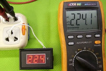 Load image into Gallery viewer, SMAKN AC 60-500V 2-Wire Mini Green LED 3-Digit Volt Voltage Panel Meter Voltmeter
