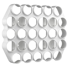 Load image into Gallery viewer, Storage Theory | Peel and Stick Cafe Wall Caddy | 28 Capacity Single Serve Coffee or Tea Pod Wall Display | White Color
