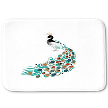 Load image into Gallery viewer, Dia Noche MFBM-MarciChearyPeacockII1 Bath and Kitchen Floor Mats, Small 24 x 17 in
