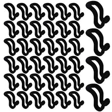 Load image into Gallery viewer, WARMBUY Cascading Hanger Connector Hooks for Closet Space Saving, Black, 40 Pieces

