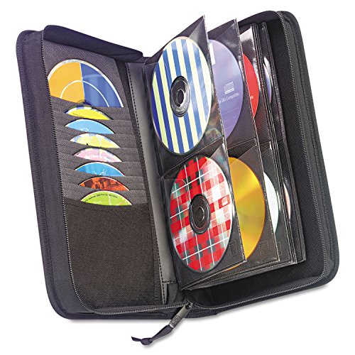 Case Logic - CD/DVD Wallet, Holds 72 Disks, Black