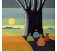 GREATBIGCANVAS Entitled The Meeting, 2005 Oil on Canvas Poster Print, 48