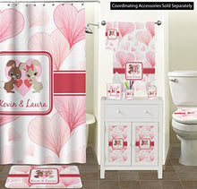 Load image into Gallery viewer, YouCustomizeIt Hearts &amp; Bunnies Spa/Bath Wrap (Personalized)
