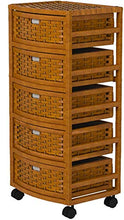Load image into Gallery viewer, Oriental Furniture 37&quot; Natural Fiber Chest of Drawers - Honey
