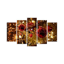 Load image into Gallery viewer, Group Asir LLC 5PMDFNeinEL 5 MDF Christmas Decorative Wall Picture, Multi-Color
