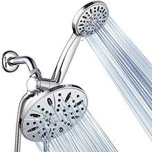 Load image into Gallery viewer, AquaDance 7&quot; Premium High Pressure 3-Way Rainfall Combo Combines The Best of Both Worlds-Enjoy Luxurious Rain Showerhead and 6-Setting Hand Held Shower Separately or Together, Chrome
