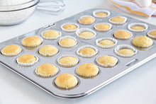 Load image into Gallery viewer, Fox Run 4866 Mini Muffin Pan, 24 Cup, Stainless Steel
