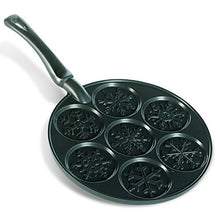 Load image into Gallery viewer, Nordic Ware Snowflake Pancake Pan, Black
