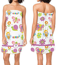 Load image into Gallery viewer, YouCustomizeIt Butterflies Spa/Bath Wrap (Personalized)

