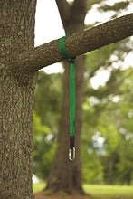 Load image into Gallery viewer, HearthSong Heavy Duty Weather Resistant Tree Carabiner Clip Swing Hanger, Green
