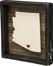 Load image into Gallery viewer, Primitives by Kathy 28226 Arizona Wanderlust Box Sign, 9.75&quot; x 10.5&quot;
