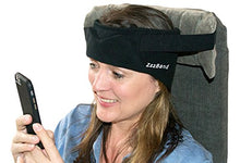 Load image into Gallery viewer, ZzzBand - Pilot Created Travel Pillow Alternative - The Necks Best Thing to First Class - One Size Black - Patented
