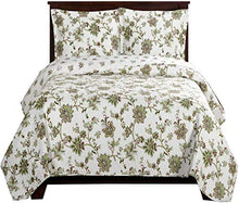 Load image into Gallery viewer, Royal Hotel Carrie Queen Size, Over-Sized Coverlet 7pc Bedding Set, Luxury Microfiber Printed Quilt
