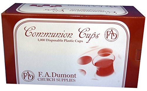 Disposable Communion Cups - Box of 1000, 1-3/8