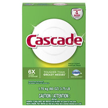 Load image into Gallery viewer, Cascade Dishwasher Detergent - Powder - 60 Oz (3.75 Lb) - 1/ Each - White
