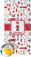 Load image into Gallery viewer, RNK Shops Firefighter Character Beach Towel w/Name or Text

