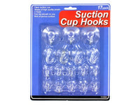 Bulk Buys GV034 Large Set Suction Cup Hooks Case of 144