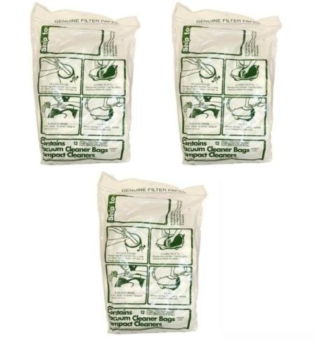 36 Allergy Bags for TriStar Compact Miracle Mate and Vortech Vacuum Cleaners