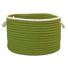 Load image into Gallery viewer, Doodle Edge Colonial Mills Utility Basket, 14 by 10-Inch, Bright Green
